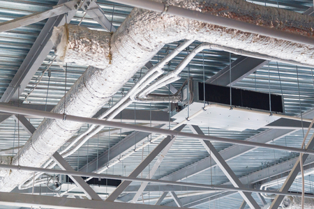 Industrial handling and conditioning suspended unit. Microclimate systemの写真素材
