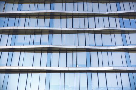 modern business center glass facadeの写真素材