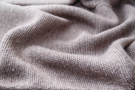 background of gray machine knitting cotton textile texture