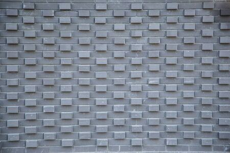 Seamless texture grey bricks wall fence.の写真素材