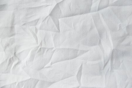 wrinkled canvas cloth texture backgroundの写真素材