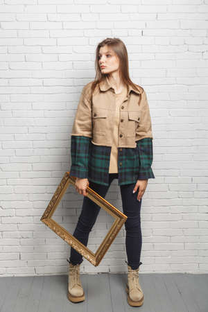 Live and looking around without stereotypes. Get rid of boundaries conceptの写真素材