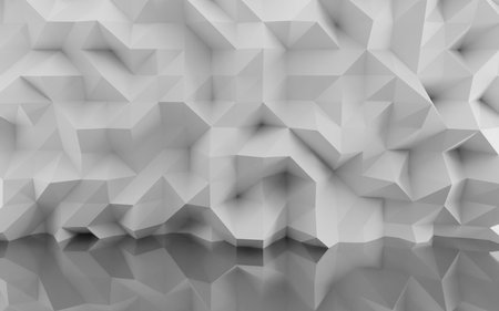 abstract faceted crystallized gray matte background