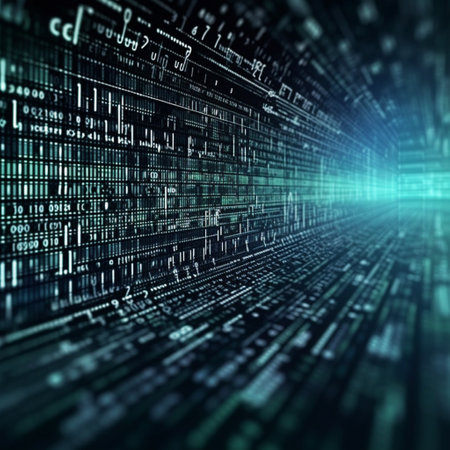 Cyberspace digital tunnel.の素材