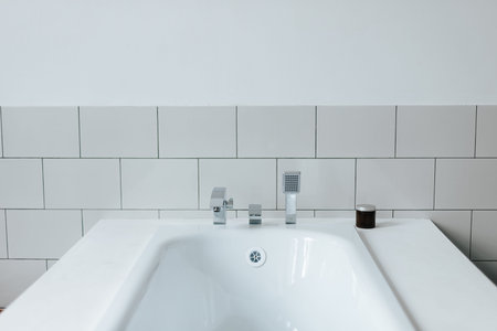 Built-in bathtub mixer taps