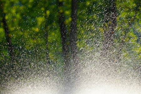 Explosion of water splashesの写真素材