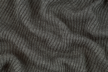 Knitted drapery. Wavy surface of the product.の写真素材