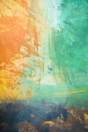 Abstract grunge painted stucco wall - background texture の写真素材