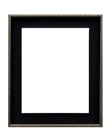 Vintage photo frame - isolated on white background の写真素材