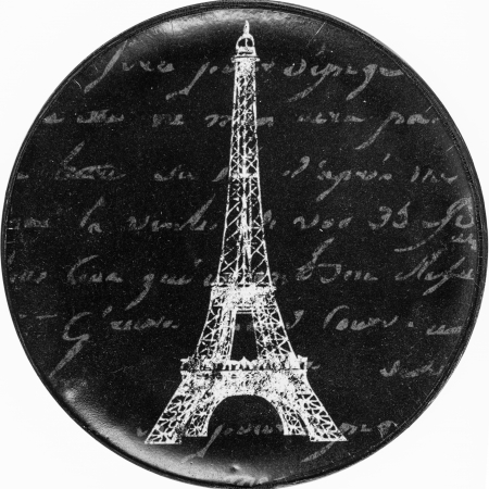 Vintage wall decoration sign with Paris themeの写真素材
