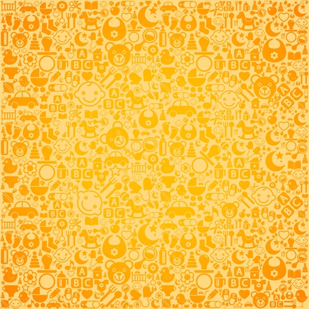 the background of the characters on the nursery themeのイラスト素材