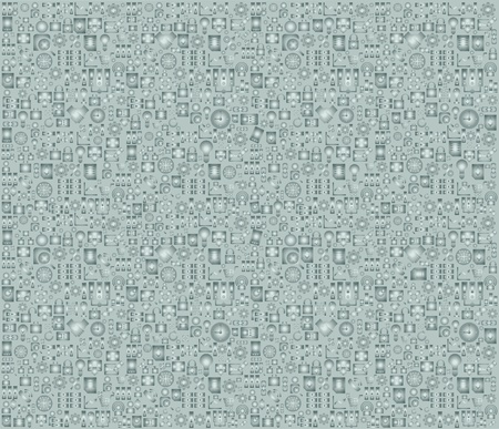 the background of the many symbols and signs on the topic of businessのイラスト素材