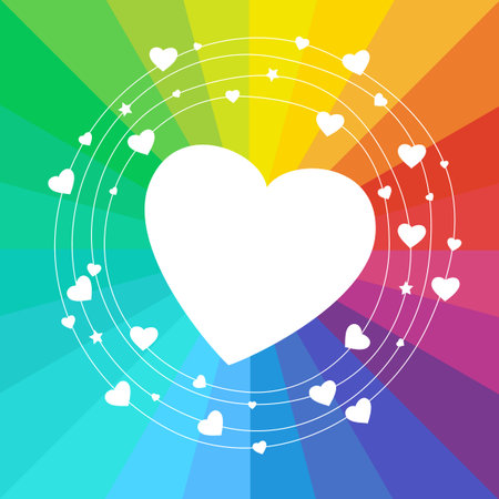 Vector Illustration of a Valentines Day Card. The file is saved in the version AI10 EPS.のイラスト素材