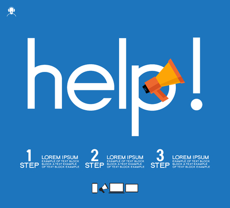 Helpful icon. Service concept us support help desk. Infographics design web elements. Template background. File is saved in AI10 EPS version.のイラスト素材