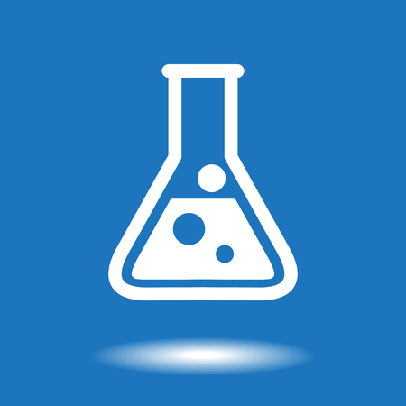 Beaker vector icon.のイラスト素材