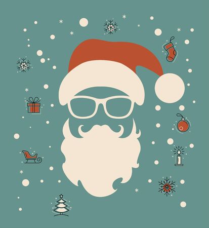 Vector 2020 Happy New Year background. Creative happy christmas design.のイラスト素材