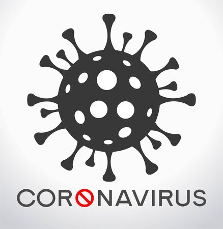 Modern medical WEB BANER. Coronavirus background. Virus Cell Icon. Stop corona virus concepts.のイラスト素材