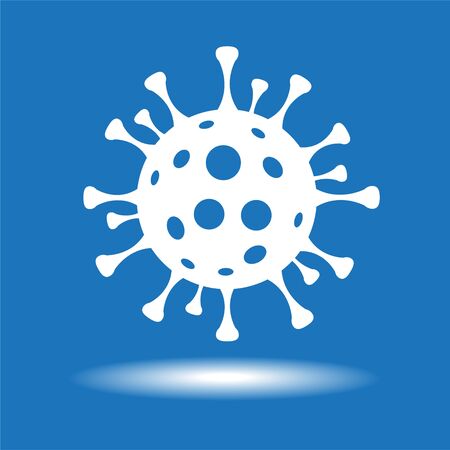 Modern medical WEB BANER. Coronavirus background. Virus Cell Icon. Stop corona virus concepts.のイラスト素材