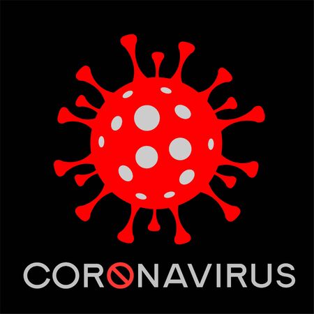 Modern medical WEB BANER. Coronavirus background. Virus Cell Icon. Stop corona virus concepts.のイラスト素材