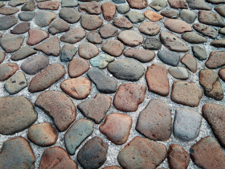 stone paved street in Baia Mare