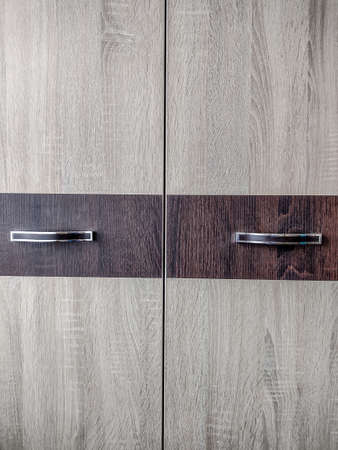 the doors of a wardrobeの写真素材