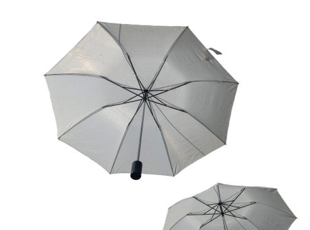 Umbrellas isolated on white backgroundの写真素材