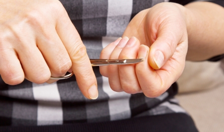 Manicure processの写真素材