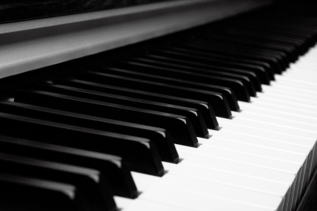 Piano keys の写真素材