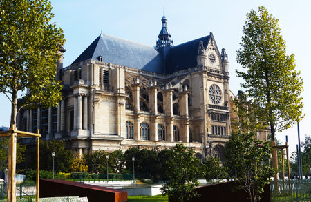 Paris, France. Gothic Saint Eustache Church