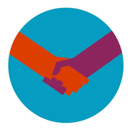 vector people friendship logoのイラスト素材