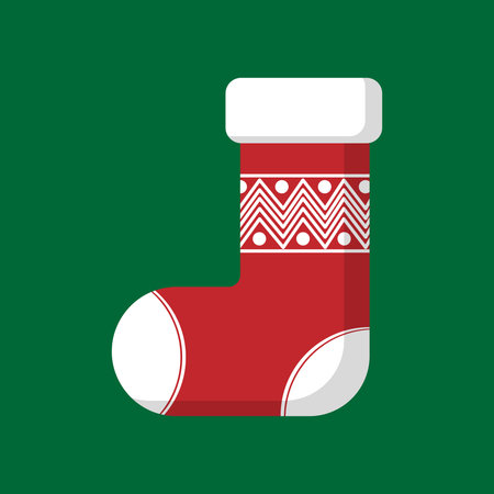 Christmas stuff like Christmas hat, Christmas stocking, candy cane, Christmas ball