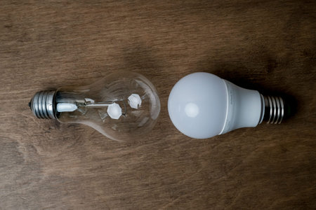 Incandescent lamp and energy saving, LED lamp
