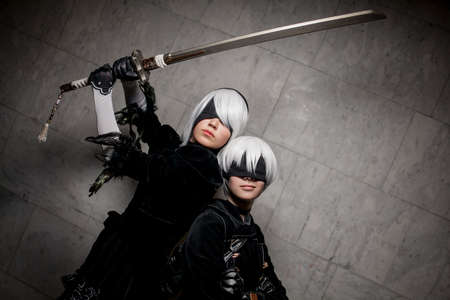 Kiev, Ukraine - May 20, 2018: Comic Con, an annual festival of geek cultureのeditorial素材