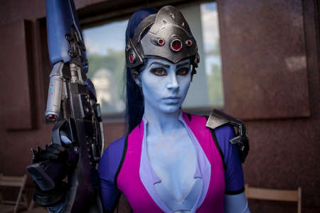 Kiev, Ukraine - May 20, 2018: Comic Con, an annual festival of geek cultureのeditorial素材