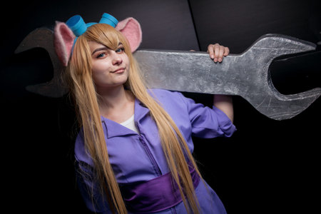 Kiev, Ukraine - June 1, 2019: Kiev Comic Con, an annual fandom festival in Ukraine. Festival of...