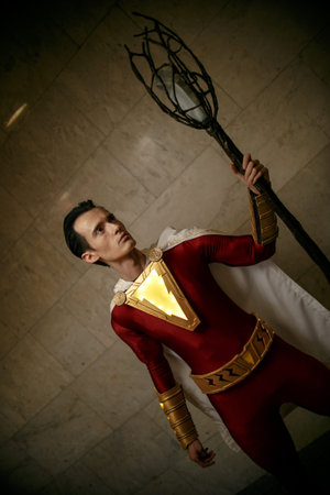 Kiev, Ukraine - June 1, 2019: Comic Con, an annual fandom festival in Ukraine.のeditorial素材