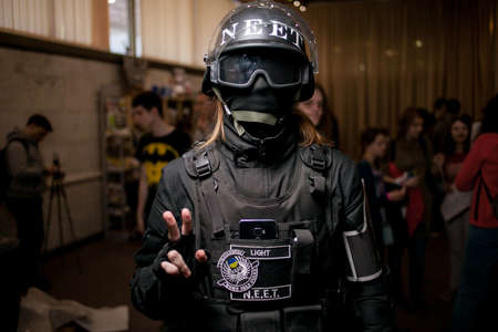 Kiev, Ukraine - May 20, 2018: Comic Con, an annual festival of geek cultureのeditorial素材