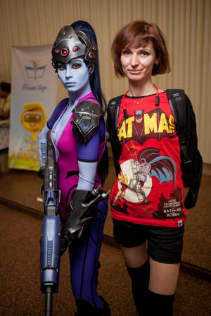Kiev, Ukraine - May 20, 2018: Comic Con, an annual festival of geek cultureのeditorial素材