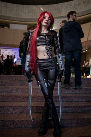 Kiev, Ukraine - May 20, 2018: Comic Con, an annual festival of geek cultureのeditorial素材