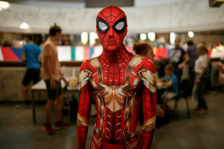 Kiev, Ukraine - June 1, 2019: Comic Con, an annual fandom festival in Ukraine.のeditorial素材