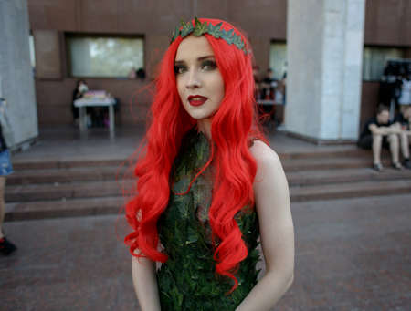 Kiev, Ukraine - June 1, 2019: Comic Con, an annual fandom festival in Ukraine.のeditorial素材