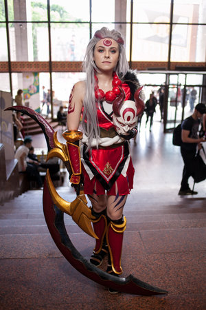 Kiev, Ukraine - May 20, 2018: Comic Con, an annual festival of geek cultureのeditorial素材