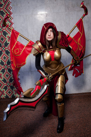 Kiev, Ukraine - May 20, 2018: Comic Con, an annual festival of geek cultureのeditorial素材