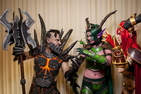Kiev, Ukraine - May 20, 2018: Comic Con, an annual festival of geek cultureのeditorial素材