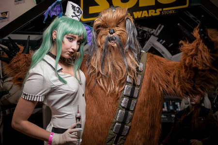 Kiev, Ukraine - May 20, 2018: Comic Con, an annual festival of geek cultureのeditorial素材