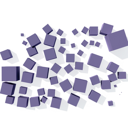 Abstract geometrical desing. Isolated on white background.の写真素材