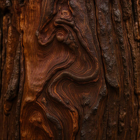 Wooden texture with natural patterns, close-up. Abstract background.の素材