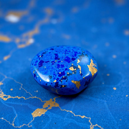 blue chalcedony on the background of the map of the worldの素材