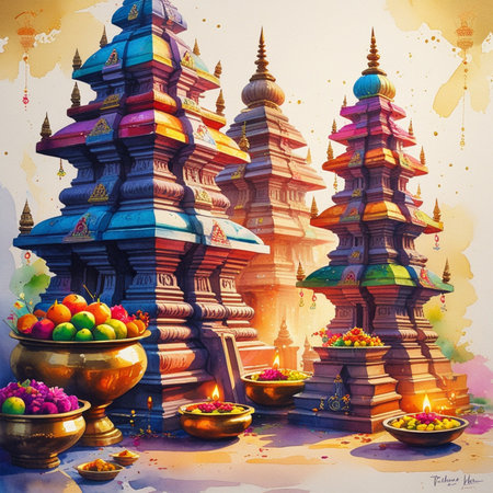 illustration of Happy Makar Sankranti festival in Indiaの素材