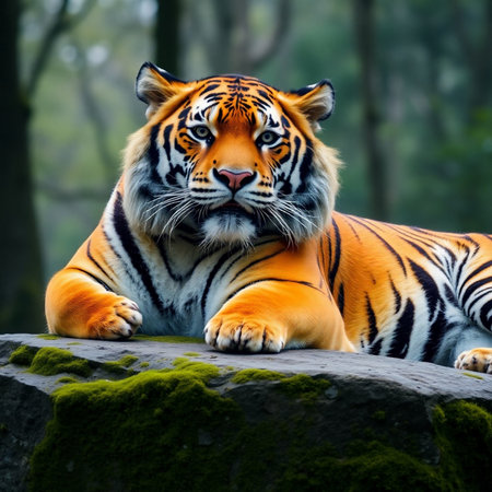 Siberian Tiger (Panthera tigris altaica)の素材